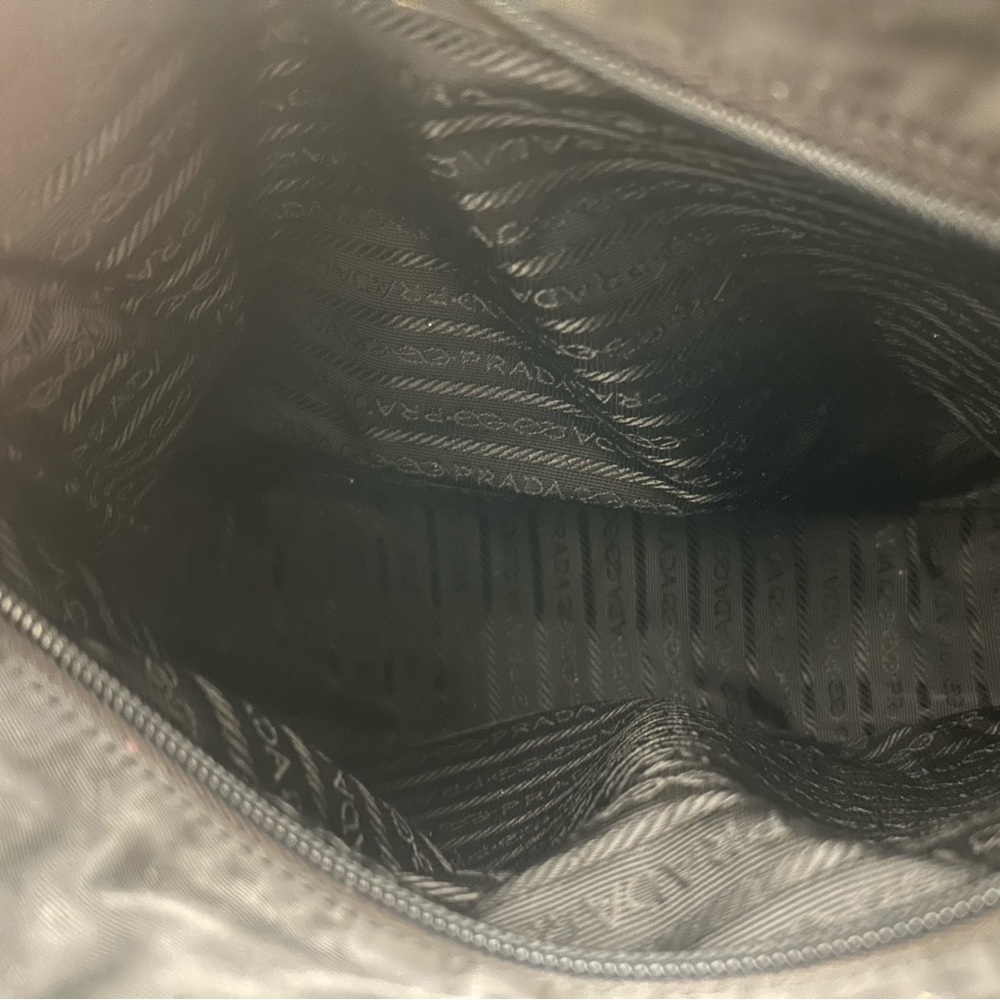 Prada Black Nylon Tote Bag with Logo Detail EUC - Picture 9 of 16